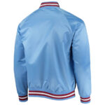 MLB Philadelphia Phillies Light Blue Satin Jacket
