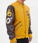 MLB San Diego Padres Logo Varsity Jacket