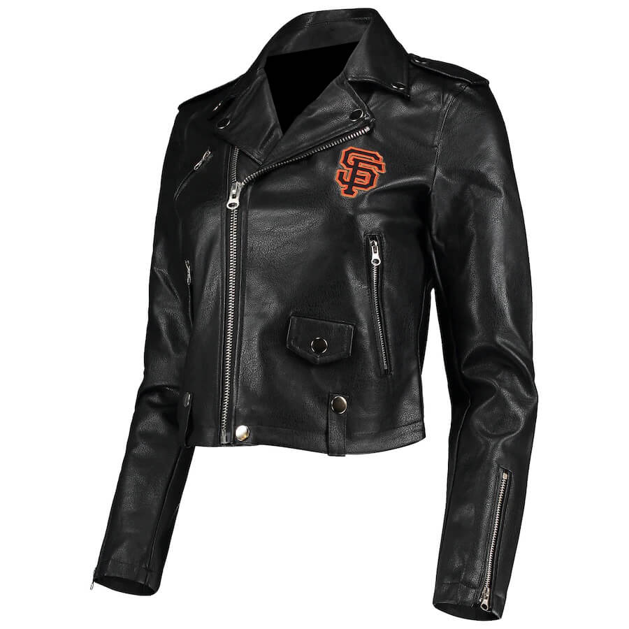 MLB Team Black San Francisco Giants Leather Jacket (1) MLB Team Black San Francisco Giants Leather Jacket