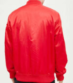 MLB Team Los Angeles Angels Red Satin Jacket