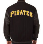 MLB Team Pittsburgh Pirates Black Varsity Jacket
