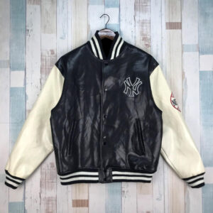 New York Yankees American League Wool Leather Jacket