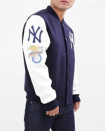 New York Yankees Navy White Varsity Jacket