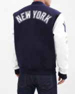 New York Yankees Navy White Varsity Jacket