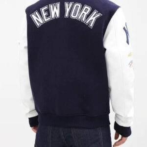 New York Yankees Navy White Varsity Jacket