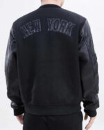 New York Yankees Triple Black Varsity Jacket