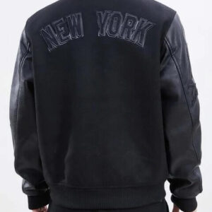 New York Yankees Triple Black Varsity Jacket