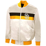 San Diego Padres Full-Zip Satin Jacket