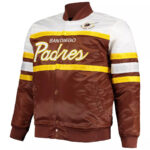 San Diego Padres Tricolor Satin Jacket