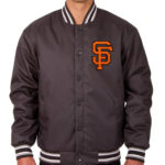 San Francisco Giants Brown Windbreaker Jacket