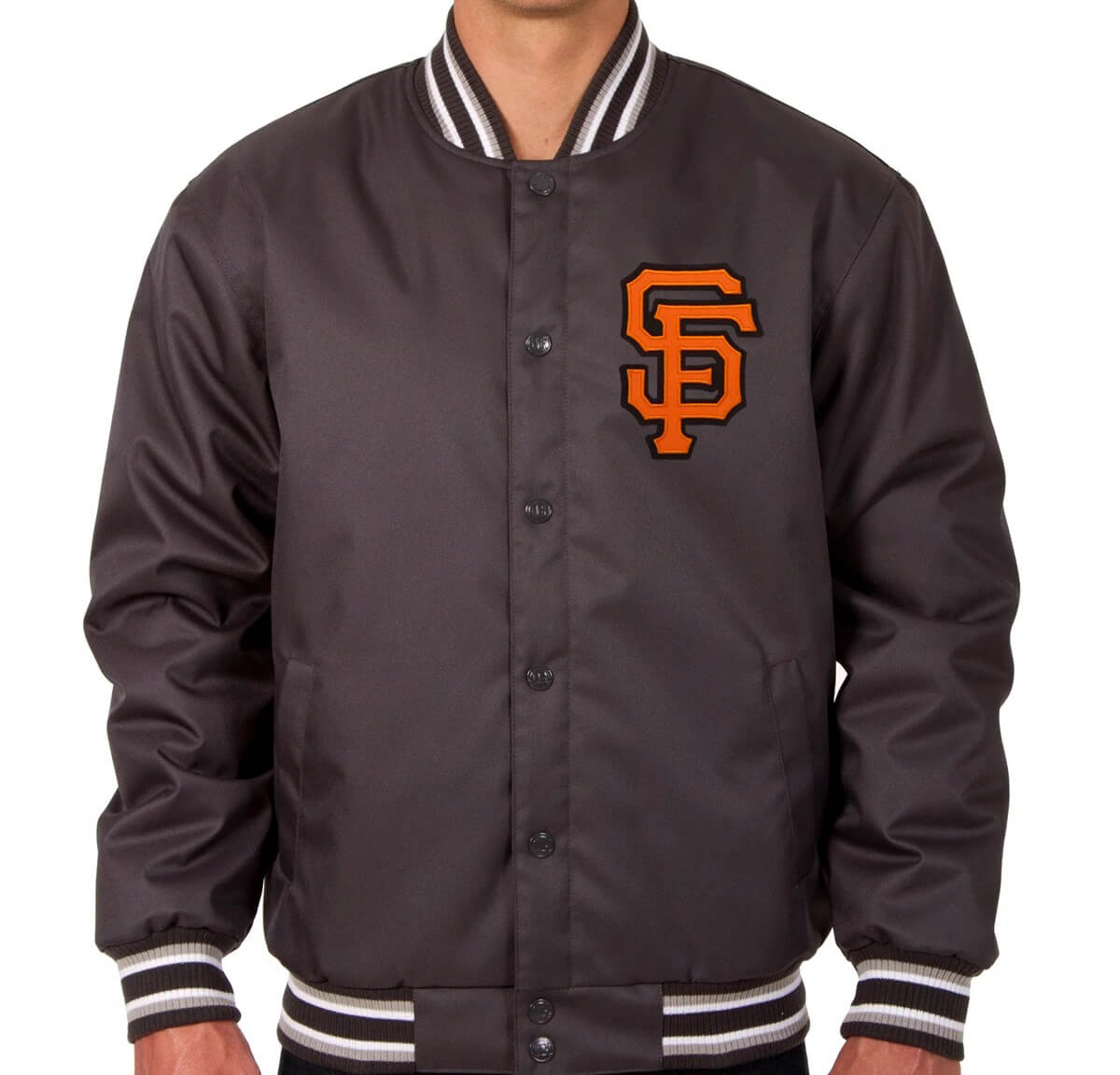San Francisco Giants Brown Windbreaker Jacket (1) San Francisco Giants Brown Windbreaker Jacket
