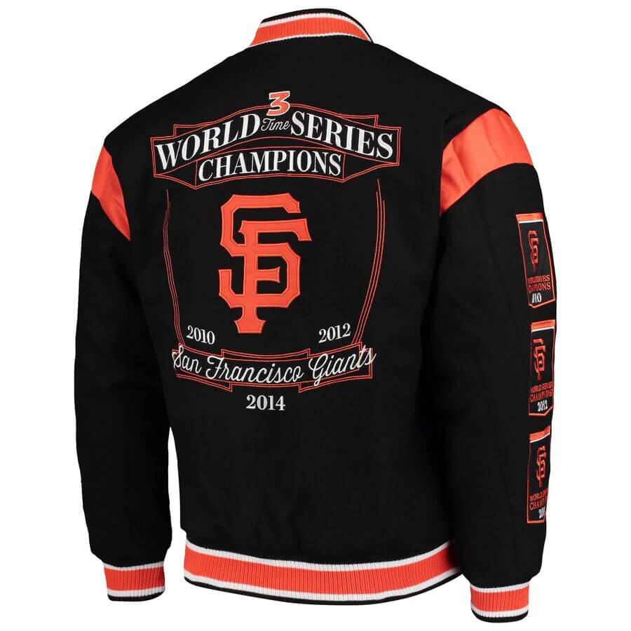 San Francisco Giants 8x World Series Champions Jacket - Maker of Jacket