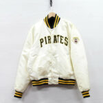 Vintage Pittsburgh Pirates White Satin Jacket