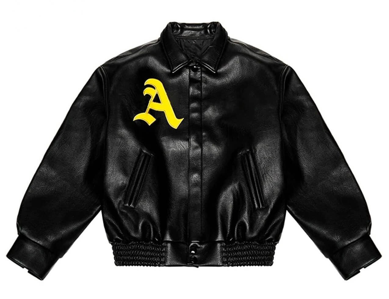 A Few Good Kids Black Bomber Leather Jacket (1) A Few Good Kids Black Bomber Leather Jacket