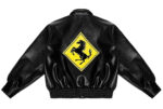 A Few Good Kids Black Bomber Leather Jacket