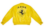 A Few Good Kids Yellow Bomber Leather Jacket