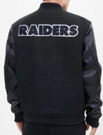 Black Las Vegas Raiders Pro Standard Varsity Jacket