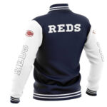 Cincinnati Reds Blue White Varsity MLB Baseball Jacket (2)