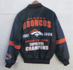 Denver Broncos Super Bowl Champions Leather Jacket