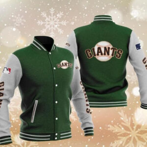 Green San Francisco Giants Baseball Varsity Jacket