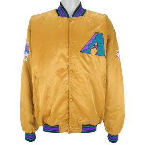 MLB Arizona Diamondbacks Yellow Satin Jacket