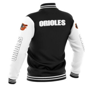 MLB Baltimore Orioles Black Baseball Varsity Jacket