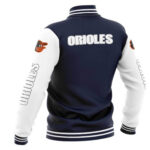 MLB Baltimore Orioles Navy Baseball Varsity Jacket