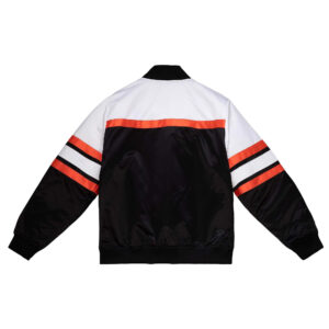 MLB Baltimore Orioles Tricolor Satin Jacket