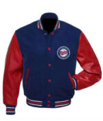MLB Baseball Blue Red Minnesota Twins Varsity Jacket