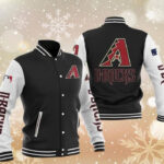 MLB Black Arizona Diamondbacks Baseball Varsity Jacket