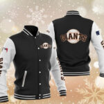 MLB Black San Francisco Giants Baseball Varsity Jacket