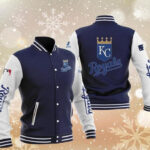 MLB Blue Kansas City Royals Baseball Varsity Jacket