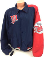 MLB Blue Red Minnesota Twins Bomber Jacket