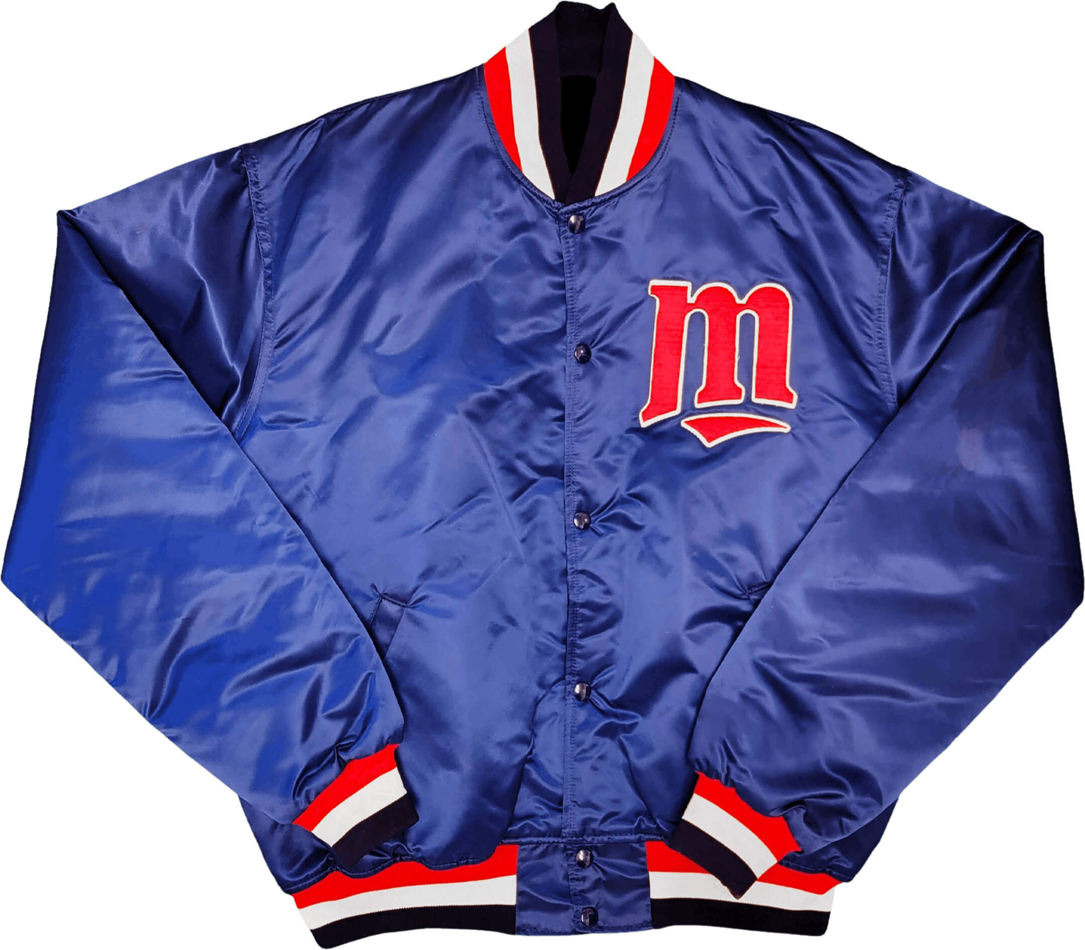 MLB Minnesota Twins Purple Bomber Satin Jacket (1) MLB Minnesota Twins Purple Bomber Satin Jacket