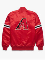 MLB Team Arizona Diamondbacks Red Satin Jacket