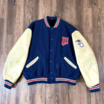 MLB Team Blue Minnesota Twins DeLong Varsity Jacket