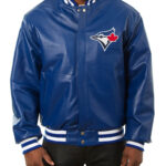 Royal Toronto Blue Jays MLB Leather Jacket
