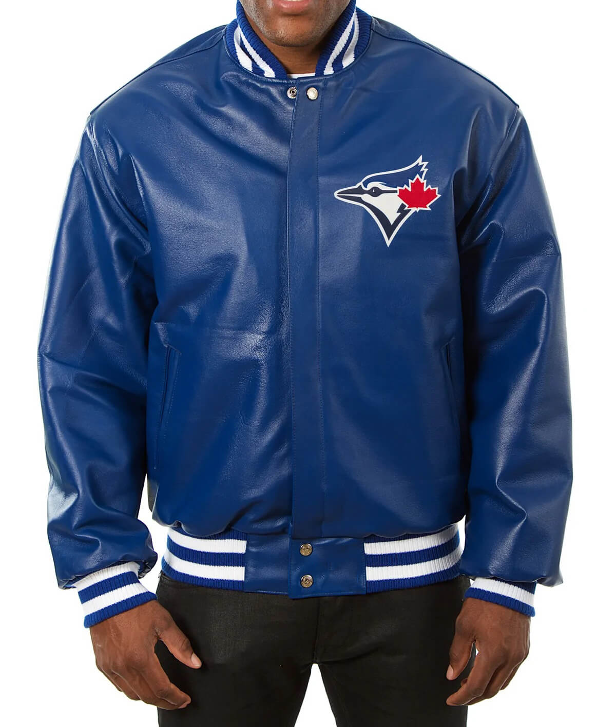 Royal Toronto Blue Jays MLB Leather Jacket (2) Royal Toronto Blue Jays MLB Leather Jacket
