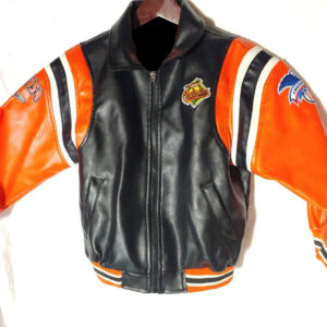 Vintage MLB Baltimore Orioles Baseball Leather Jacket