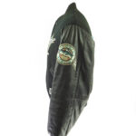 Vintage MLB Miami Marlins Black Varsity Jacket