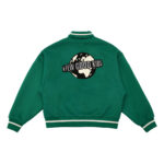A Few Good Kids Green Logo Baseball Varsity Jacket