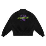 A Few Good Kids Logo Black Baseball Varsity Jacket