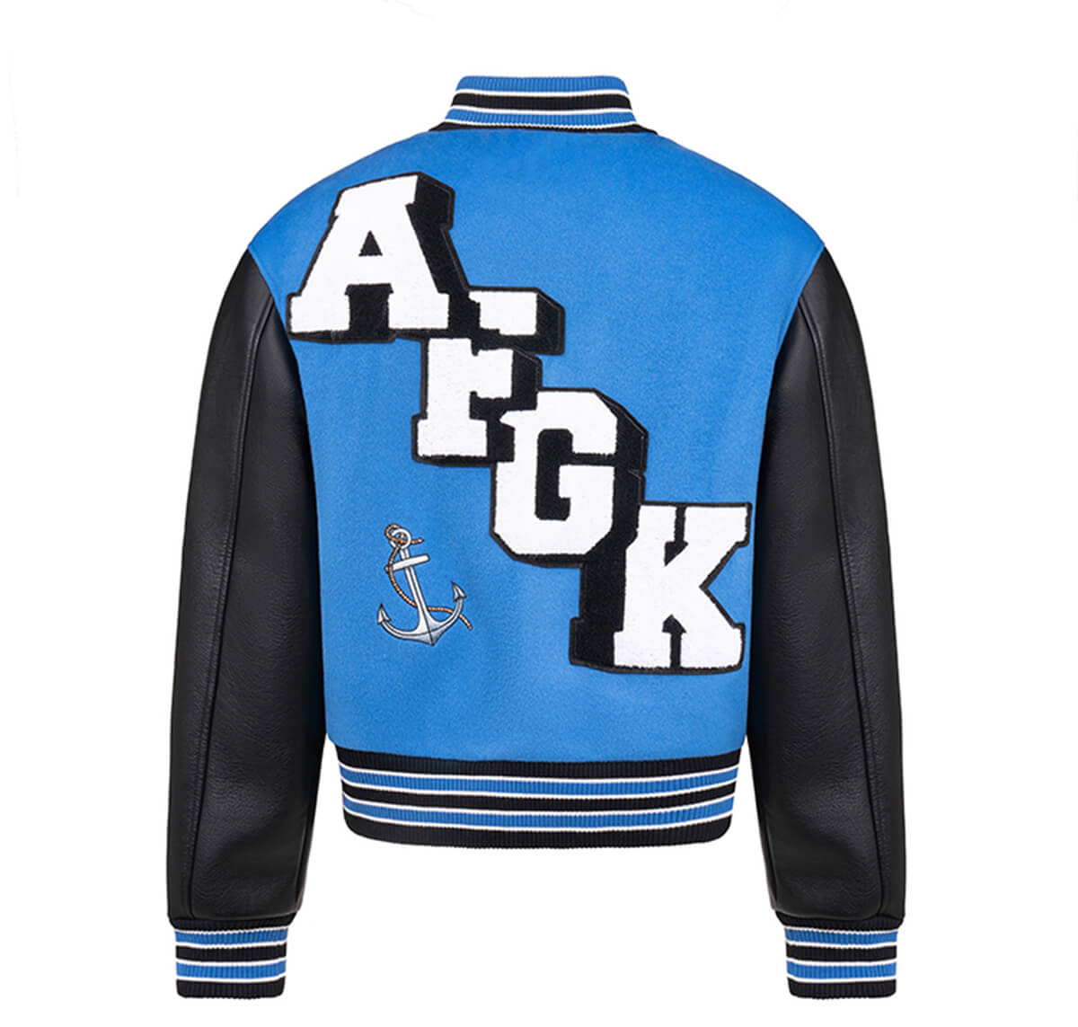 lv blue varsity jacket