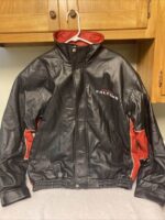 Atlanta Falcons Black Red Leather Jacket