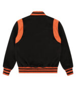 BBC Ice Cream Black Orange Varsity Jacket