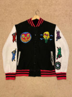 BBC Ice Cream Dropout Running Dogs Varsity Jacket