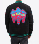 BBC Ice Cream Mayor MC Freeze Black Varsity Jacket