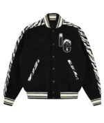 BBC Ice Cream Zebra Black Varsity Jacket