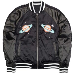 Billionaire Boys Club Black Flare Satin Jacket