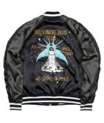 Billionaire Boys Club Black Flare Satin Jacket